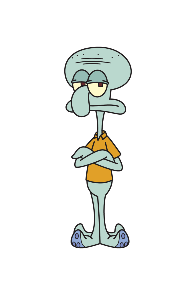 How to Draw Squidward Drawing